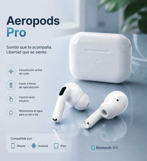 AeroPods Pro (Tipo Airpods)