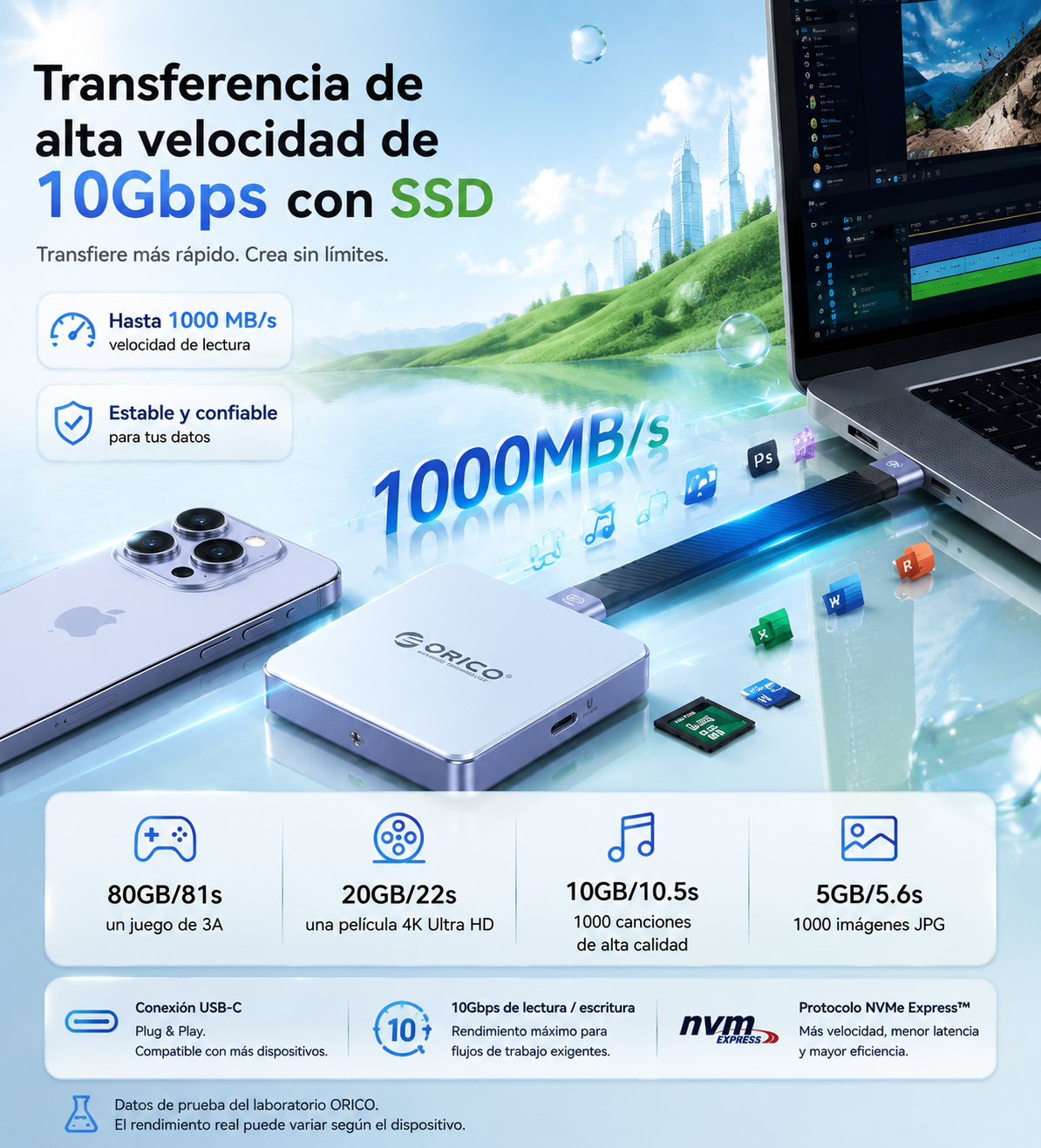 SSD Magnético ORICO