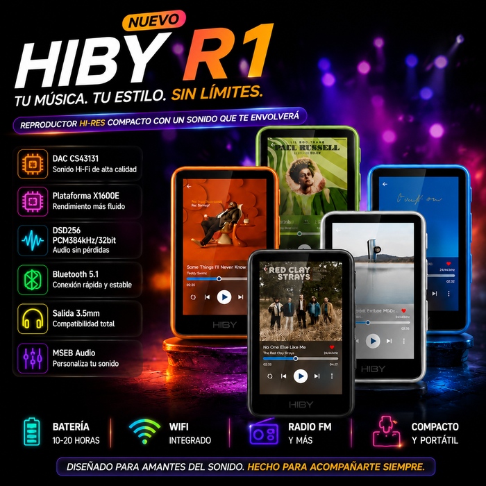 HiBy R1 Audio Player | HiFi Pocket DAC