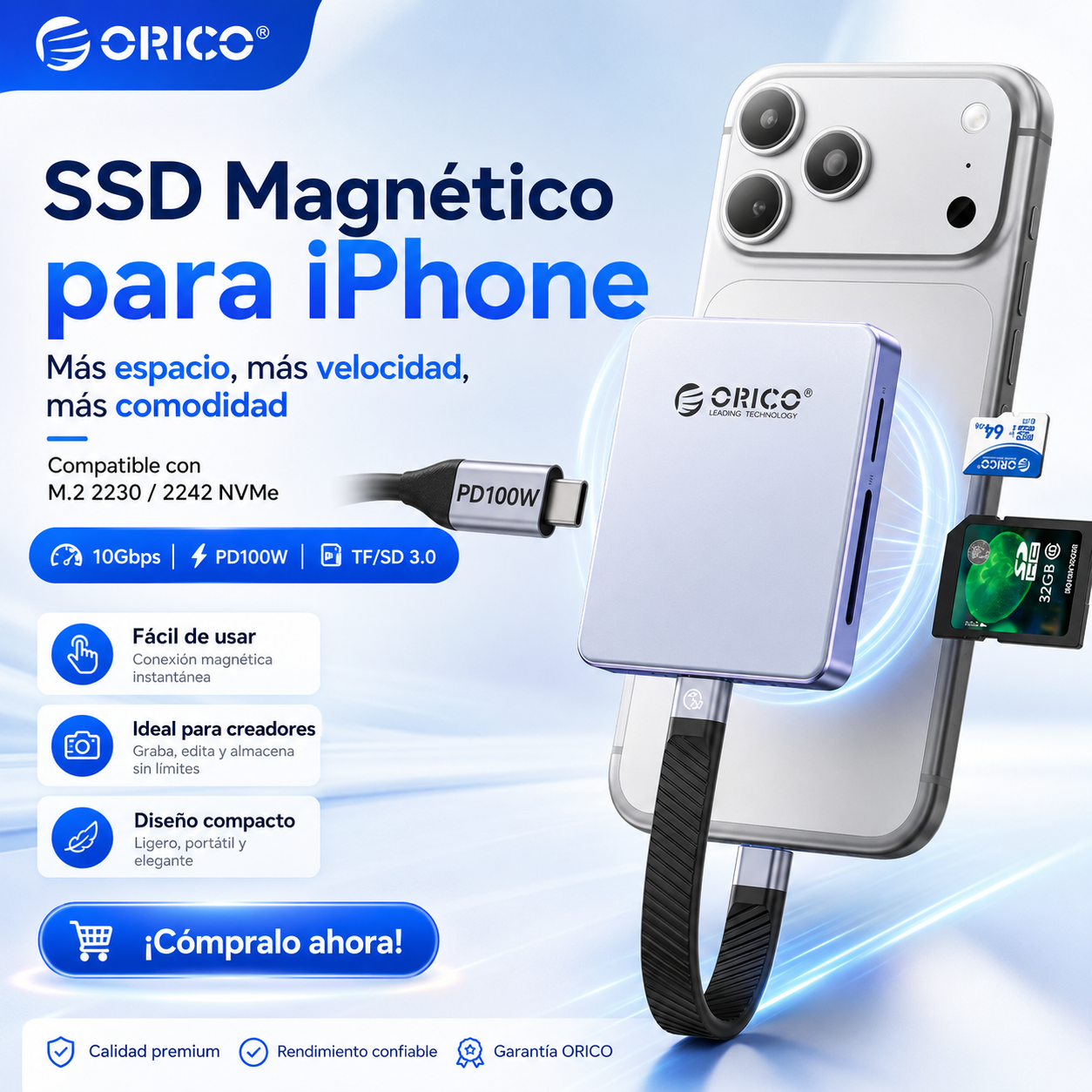 SSD Magnético ORICO