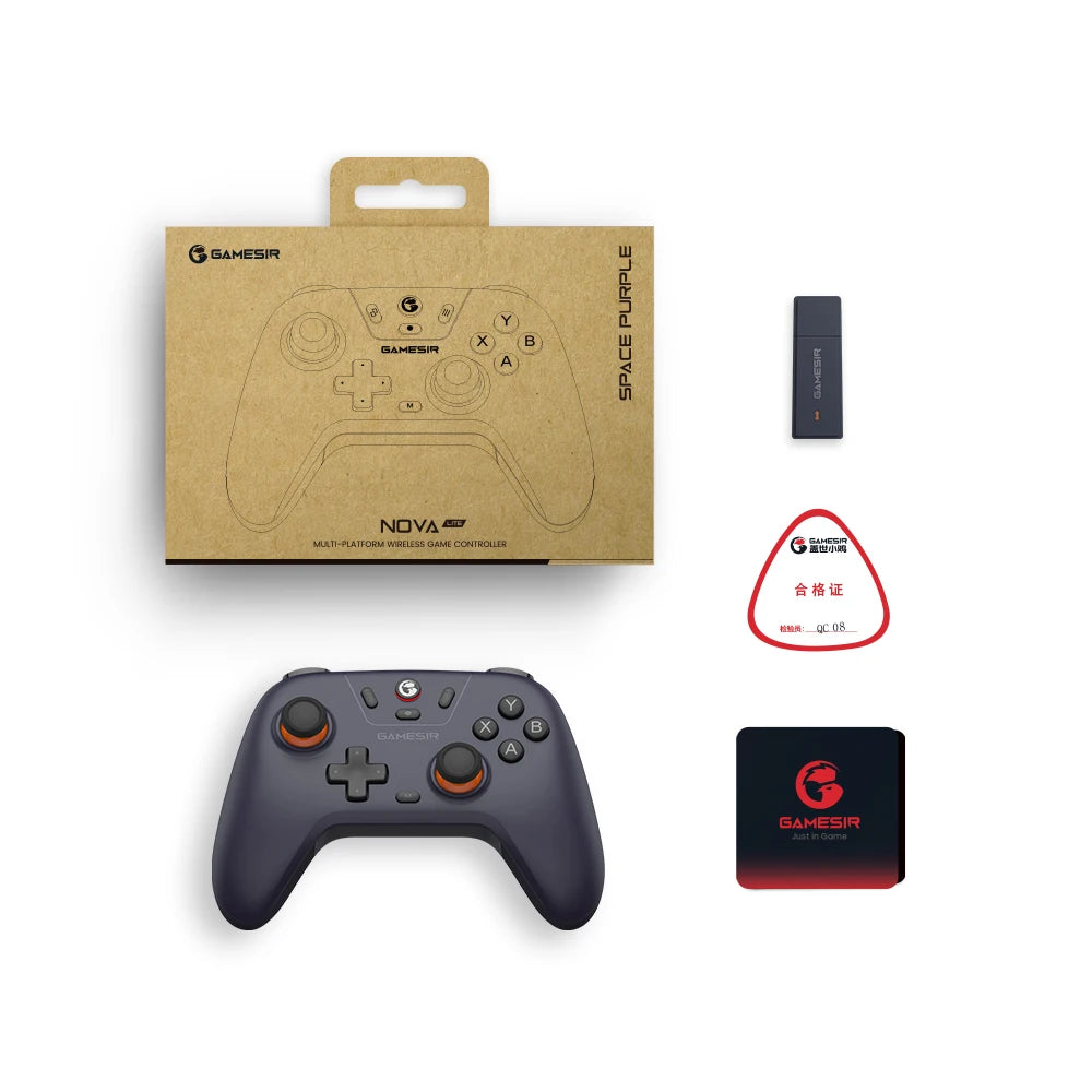 GameSir Nova Lite Pro | Control Inalámbrico con Joysticks Hall Effect para Switch y PC