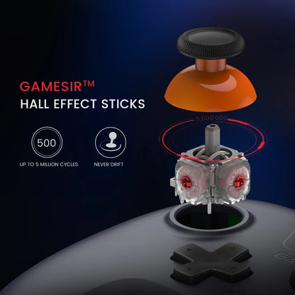 GameSir Nova Lite Pro | Control Inalámbrico con Joysticks Hall Effect para Switch y PC