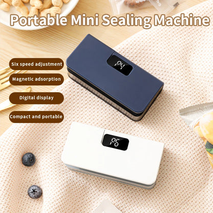 Mini Selladora de Bolsas Recargable 2 en 1