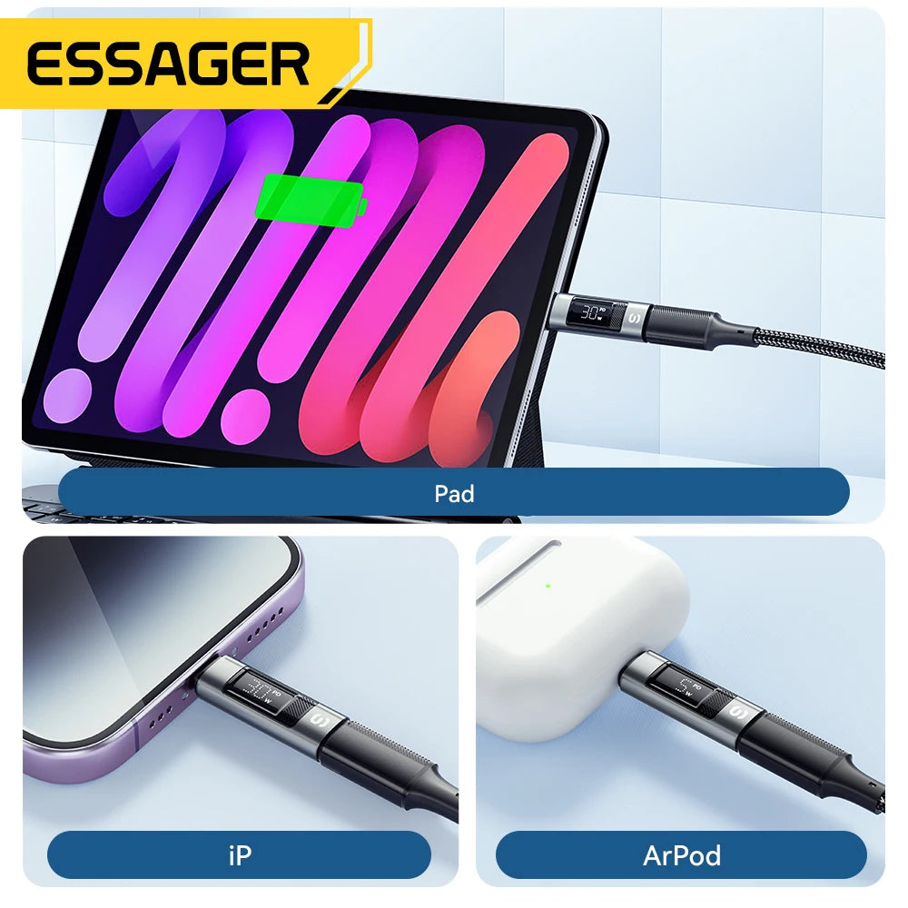 Adaptador ESSAGER Lightning / USB-C